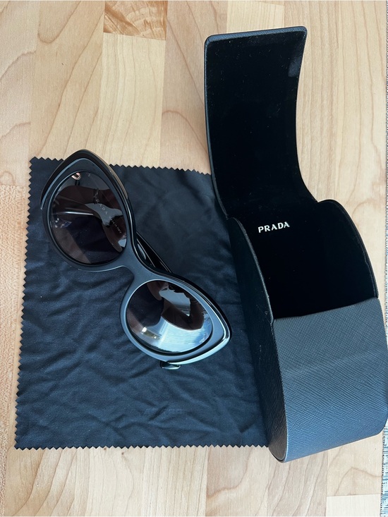 Prada Black Oversized Frame Sunglasses (authentic) main image 12